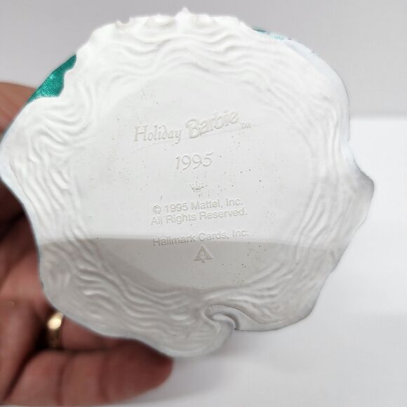 Hallmark Barbie Doll Lot 7 Christmas Ornaments Holiday Bride Fancy Dresses - Picture 15 of 16